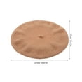 thumbnail image 2 of unbranded Sombrero Boina Clásico De Mujer Color Khaki Atemporal Para Uso Casual Y Formal, 2 of 6