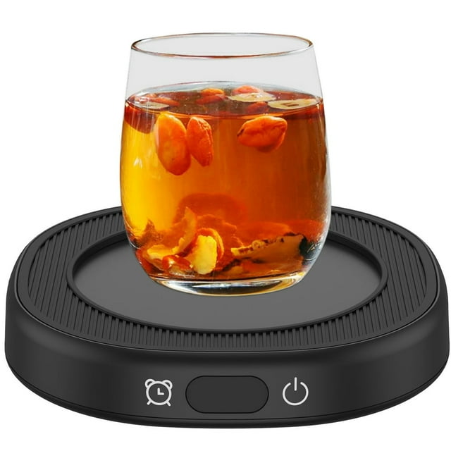 Electric Coffee Mug Warmer Coffee Cup Heater Pad 8H Automatic Shut Off Coffee Warmer Plate Smart Cup Warmer with 3 Temp-Settings