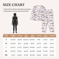 thumbnail image 4 of Pofeuu Cute Dog Print Womens Pajamas Set Long Sleeve Sleepwear Button Down Nightwear Soft Pj Lounge Sets Button Down Pajamas Women-Large, 4 of 7