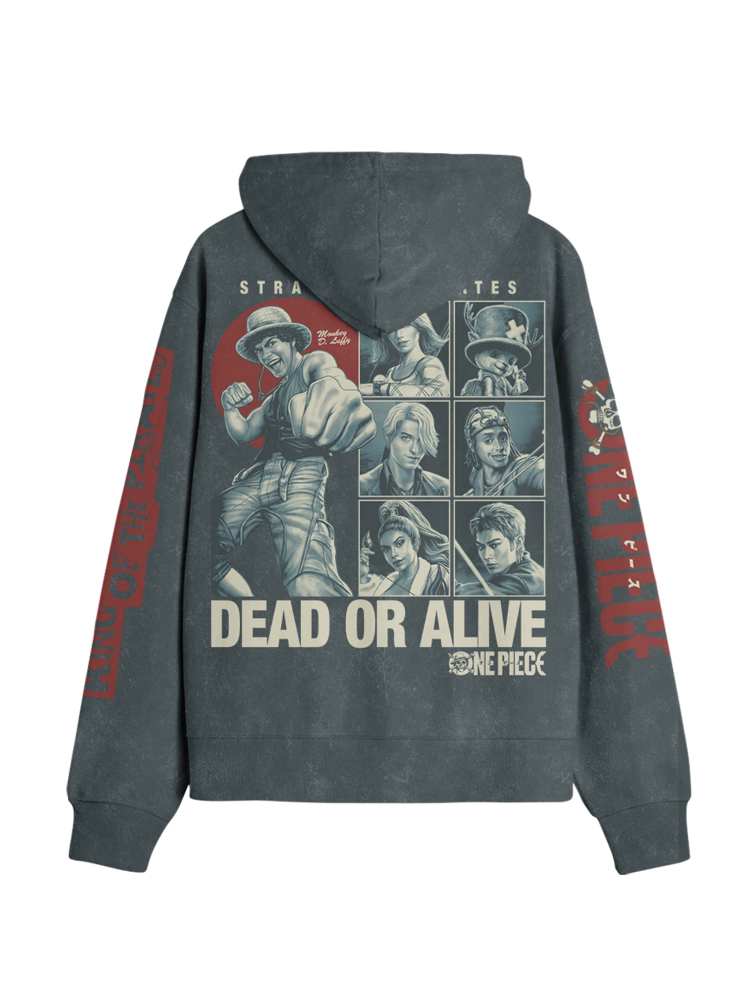 One Piece, Men's & Big Men's Graphic Hoodie, Dead or Alive, Sizes S-3XL