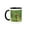 Black/White, variant on 3drose, Florida, Everglades Np, Green Heron Bird - Us10 Rti0058 - Rob Tilley, 11oz Two-tone Green Mug