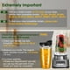thumbnail image 3 of Vasos de batidora de repuesto UBYNID para Ninja de 700 ml y 900 ml, 3 of 7