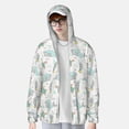 thumbnail image 3 of Pofeuu Whale And Turtle Print Sun Protection Outdoor Lightweight Full Zip UV Cooling Hoodie Long Sleeve Summer Clothing for Outdoor Hiking-Large, 3 of 5