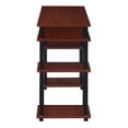thumbnail image 7 of Convenience Concepts Designs2Go No Tools Student Desk with Shelves, Cherry/Black, All Ages - 30" Height, 7 of 7