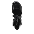 thumbnail image 4 of Sandalia Alegria Savina para Mujer con Cuña y Correa Cruzada en Cuero Negro, 4 of 5
