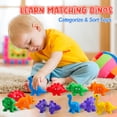 thumbnail image 2 of Juguete didáctico Ganaj Montessori con el alfabeto de dinosaurios de 1 a 3 años, 2 of 7