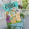 thumbnail image 5 of Happy Easter House Flag 28 x 40 Inch Bunny Eggs Decorative Double Sided Burlap Flag for Spring Easter Farmhouse Yard Decoration, 5 of 5