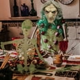 thumbnail image 1 of Máscara de Bruja Anciana con Cara Verde, Disfraz de Cosplay de Terror Espeluznante para Halloween, 1 of 6