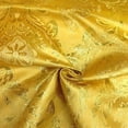 thumbnail image 2 of Metallic Floral Brocade Fabric 60" By Yard in Red Gold White Purple Blue Green (Gold / Gold), 2 of 3