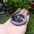 thumbnail image 5 of Darzheoy Raccoon Statues Outdoor, Versatile Raccoon Statue Tabletop Ornament, Adorable Patio Raccoon Manhole Cover Decor, Raccoon Outdoor Statue Decoration for Patio Yard Lawn, 5 of 5