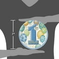 thumbnail image 2 of 7" Blue Balloons 1st Birthday Paper Dessert Plates, 8ct, 2 of 3