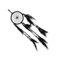 thumbnail image 2 of LetCart Atrapasueños, Atrapasueños De Plumas, Decoración Colgante De Pared Hecha A Mano, Regalo para Niños Y Niñas, Manualidad para Regalo, Decoración del Hogar para Sala De Estar(Negro), 2 of 5