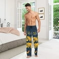 thumbnail image 7 of Halloween Cartoon Design Mens Cotton Pajama Pant Sleep and Lounge Bottons with Pockets, 7 of 7