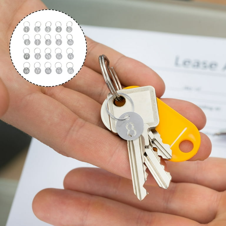 Metal clearance key tags