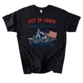 thumbnail image 3 of Vintage Get In Loser We're Crossing The Delaware T-Shirt, Patriotic Meme Tshirt, 4th of July Tee, 3 of 4