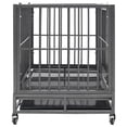 thumbnail image 2 of vidaXL Cage pour Chien avec Roues Acier 102x72x85 cm, 2 of 5