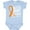 AE-Light Blue, variant on Never Stop Fighting Leukemia Awareness Orange Ribbon Boys or Girls Baby Bodysuit