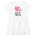 thumbnail image 3 of Inktastic I Love My Abuela Girls Toddler Dress, 3 of 5