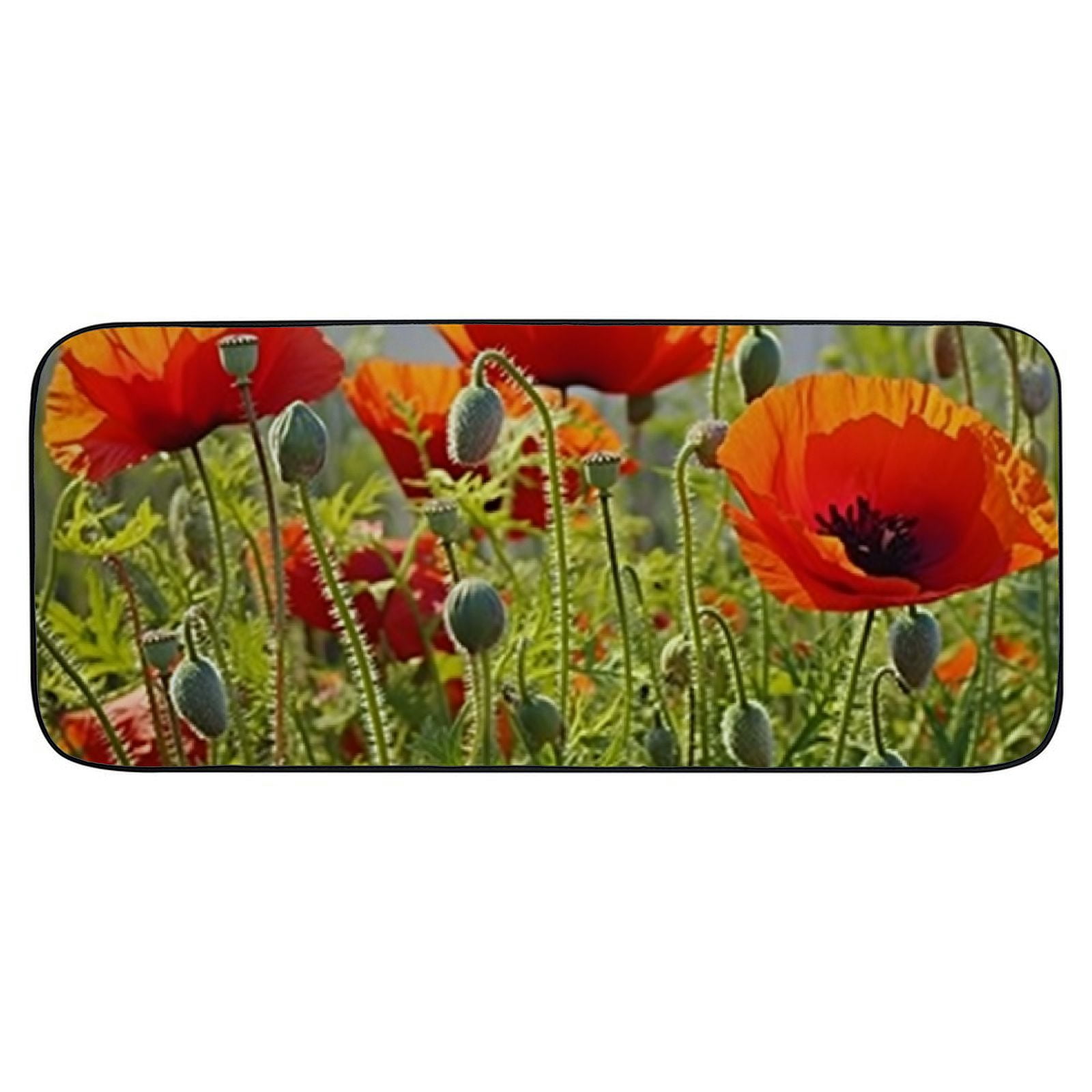 Heduofu Decorative Door Mat, Door Mat with Non-Slip Rubber Backing, Easy Cleaning, Traps Dirt, for Entry, Patio, Garage 19.68*47.24 in