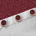 thumbnail image 4 of Feelyou Maroon Dream Catcher Curtains Pack of 2 (52x84 Each), Damask Window Curtains, 4 of 6