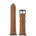 thumbnail image 2 of Vintage Leather Strap for Apple Watch Ultra 2/Ultra 49mm & Series 10/11 46mm, 45mm 44mm 42mm, Unisex Apple Watch Band Leather, 2 of 4