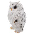 thumbnail image 1 of OUNONA Resin White Owl Family Statue Detailed Craftsmanship Weatherproof Garden Ornament, 1 of 5