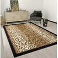 thumbnail image 7 of Contemporary Rugs For Living Room 8x10 Brown Animal Print Tiger Leopard Cheetah, 7 of 7