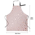 thumbnail image 2 of Kdxio Rose Gold Abstract Spots 1 Apron with Pockets Adjustable Kitchen Aprons for Men Women Waterproof Aprons for Cooking,Drawing,Crafting, Baking Household Cleaning, 2 of 8
