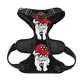 thumbnail image 2 of No Pull Dog Harness For Large Dogs Easy Walk Dog Vest Adjustable Collars Harnesses & Leashes Set Breathable Oxford Outdoor Walking Safety Reflective Strip Pug Puppy In Red Cap, 2 of 9