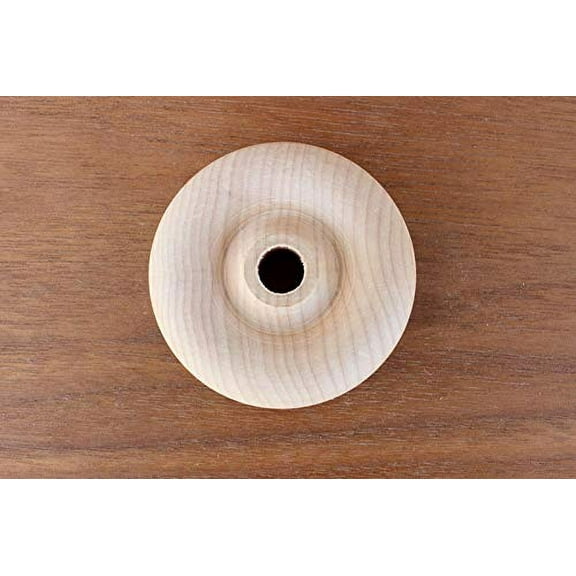 WOODNSHOP Wheel 1 x 3/8 Wood PKG 12