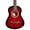 Red, variant on Ktaxon 30in Beginner Round Acoustic Guitar Starter Kit with Bag, Tuner, Extra Strings, Matte Black