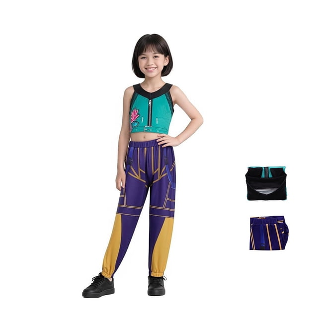 Disfraz de cazador de Halloween for niños grandes, Rumi, Mira, Zoey, cantantes, baile, escenario, juego de rol, trajes de cosplay for niños, 2026