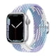 thumbnail image 1 of Adecuado para Apple Apple iwatch Correa de reloj plana para hebilla deslizante tejida de nailon arcoíris Correa elástica universal, 1 of 5