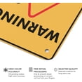 thumbnail image 3 of Slow Down Pedestrians In Area Sign 8"x12" Rust Free Aluminum Signs Outdoor, Metal Tin Sign For Home, Business, Yard, 3 of 8