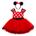 thumbnail image 6 of IKALI Baby Girls Princess Costume Dress up Clothes, Toddler Red Polka Dot Tutu Skirt for Birthday Party 6M-4T, 6 of 7