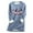 Blue, variant on Ichuanyi Womens Fall Tops, Women Thick Fleece Sweatshirt Christmas Print Velvet Warm O-neck Underwear Top