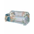 thumbnail image 2 of Blue Beach Coastal Couch Cover, Summer Nautical Coral Shell Botanical Vintage Sofa Cover Blanket for Loveseat Couches, Sectional Sofa Slipcover Furniture Protector for Living Room Bedroom 71''x118'', 2 of 9