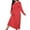 Red 1, variant on hotojiny Womens Plus Size Nightgown Fall Long Sleeve House Dresses Sleepwear Soft Ladies Star Sleep Shirt Nightdress S-5Xl