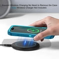 thumbnail image 6 of I-HONVA For iPhone 16 Plus Case Compatible with MagSafe,3-Layer Military Grade Drop Protection Anti-Slip Rugged Shockproof Dustproof Protection 6.7 inch Phone Case,Turquoise, 6 of 7