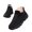 Black, variant on Women Classic Walking Sneakers Memory Foam Casual Tennis Shoes Shchool Comfortable Running Trainers Sports Sneaker Size 8 Black