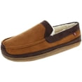 thumbnail image 1 of Mocasín clásico bicolor marrón Slipper IZOD de espuma viscoelástica para hombre, 1 of 6
