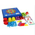 thumbnail image 1 of 155pcs Wooden Shape Jigsaw Puzzle Geometric Shape Tangram Toy DIY Creative Toy Children's Early Education Educational Toy, 1 of 4