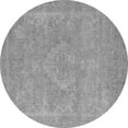 thumbnail image 1 of Ahgly Company Indoor Round Oriental Gray Industrial Area Rugs, 6' Round, 1 of 4