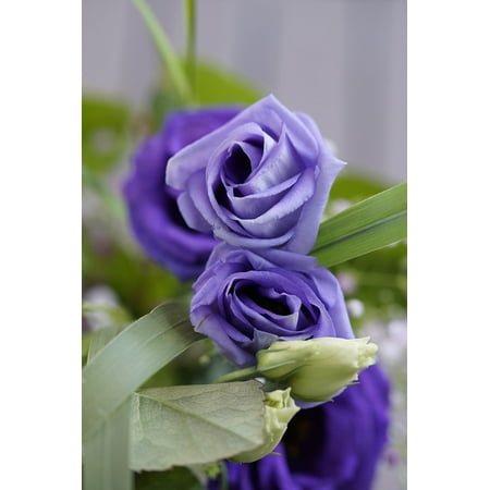 - LAMINATED POSTER Festive Flower Purple Bouquet Bloom Blossom Poster Print 24 x 36