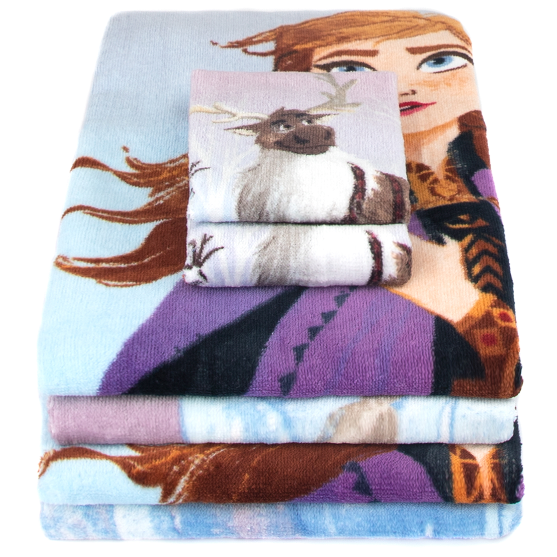 Frozen Kids Cotton 2 Piece Towel and Washcloth Set - image 5 of 6