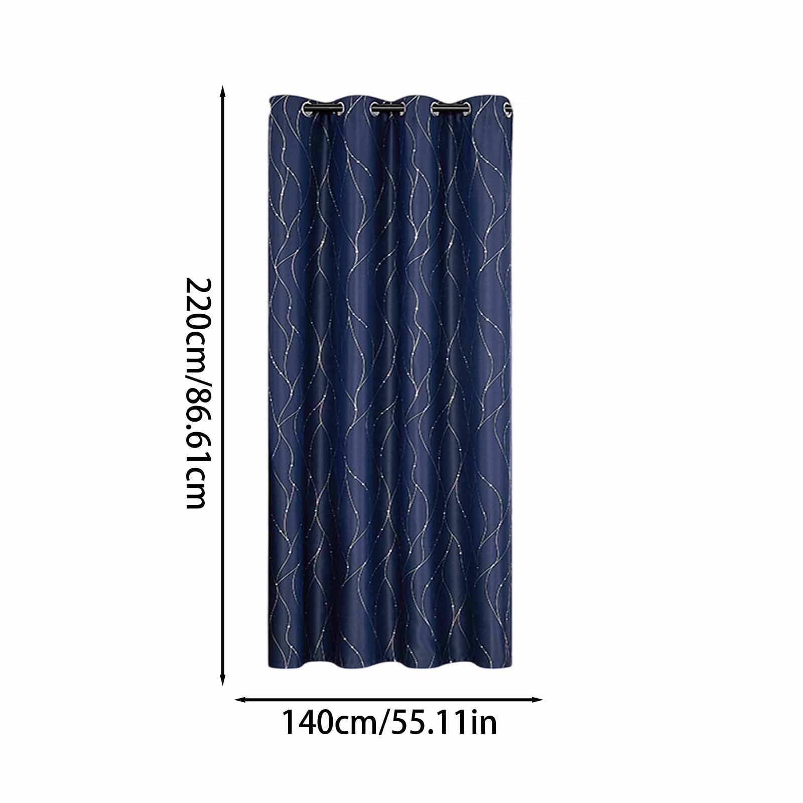 Blackout Curtains, Panels Light Reducing Thermal Insulated Solid Grommet Curtains/Panels/Drapes for Living Room, Bedroom