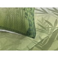 thumbnail image 3 of Ambesonne Green Quilted Coverlet 3 Pcs, Exotic Trees in Forest Theme, Queen Size, Green, 3 of 4