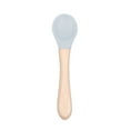 thumbnail image 2 of Hot Sale! New! Dusknt Training Spoon, Feeding Complementary Food Spoon Baby Food Grade Silicone Soft Spoon Children Learn to Eat Training Tableware Baby Spoon, 2 of 4