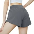 thumbnail image 5 of Npasoilc Spring Savings Clearance!Athletic Shorts for women Sweat Shorts Comfy Summer Shorts High Waisted Running Shorts Sporty Short Gym Elastic Workout Shorts, 5 of 6