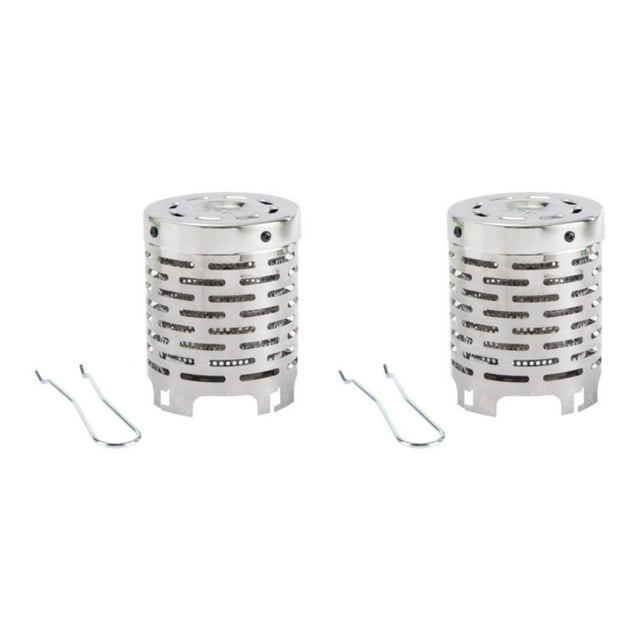 mmirethe Versatile Camping Stove Warmer for Traveling and Outdoor Cooking Type1 2Set